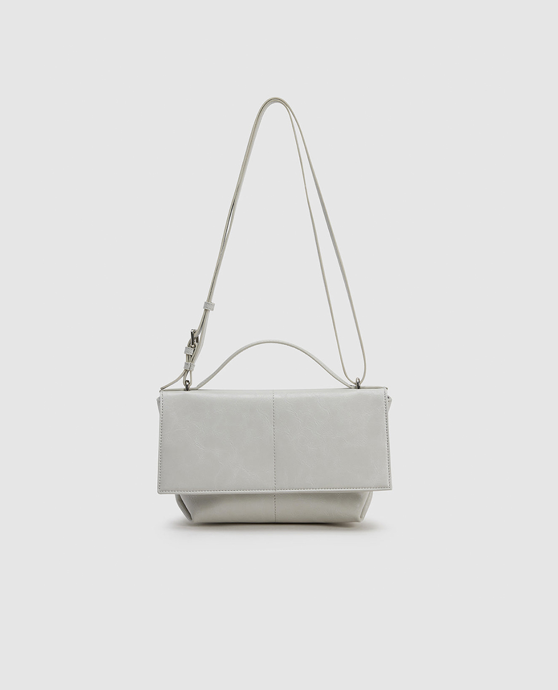 URBAN REVIVO - Túi đeo vai nữ hình thang nắp gập