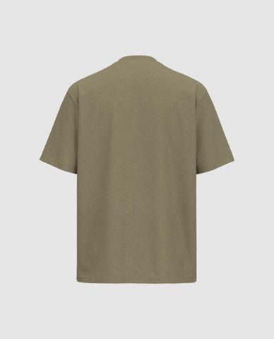  URBAN REVIVO - Áo thun nam cổ tròn tay ngắn in họa tiết 