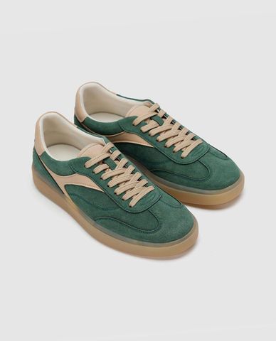  URBAN REVIVO - Giày sneakers nam cổ thấp mũi tròn 