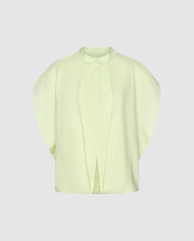  URBAN REVIVO - Áo kiểu nữ cổ trụ cánh dơi thời thượng 