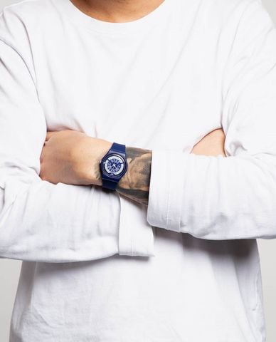  SWATCH - Đồng hồ unisex N Igma Navy 34mm 