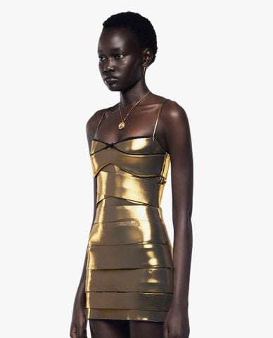  FANCì CLUB - Đầm hai dây mini phom ôm Adriana 