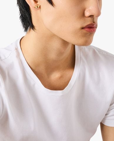  DIESEL - Khuyên tai nam hình logo chữ D 