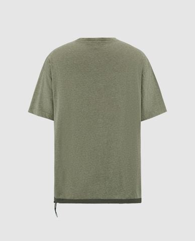  URBAN REVIVO - Áo thun nam cổ tròn tay ngắn phối túi hộp 