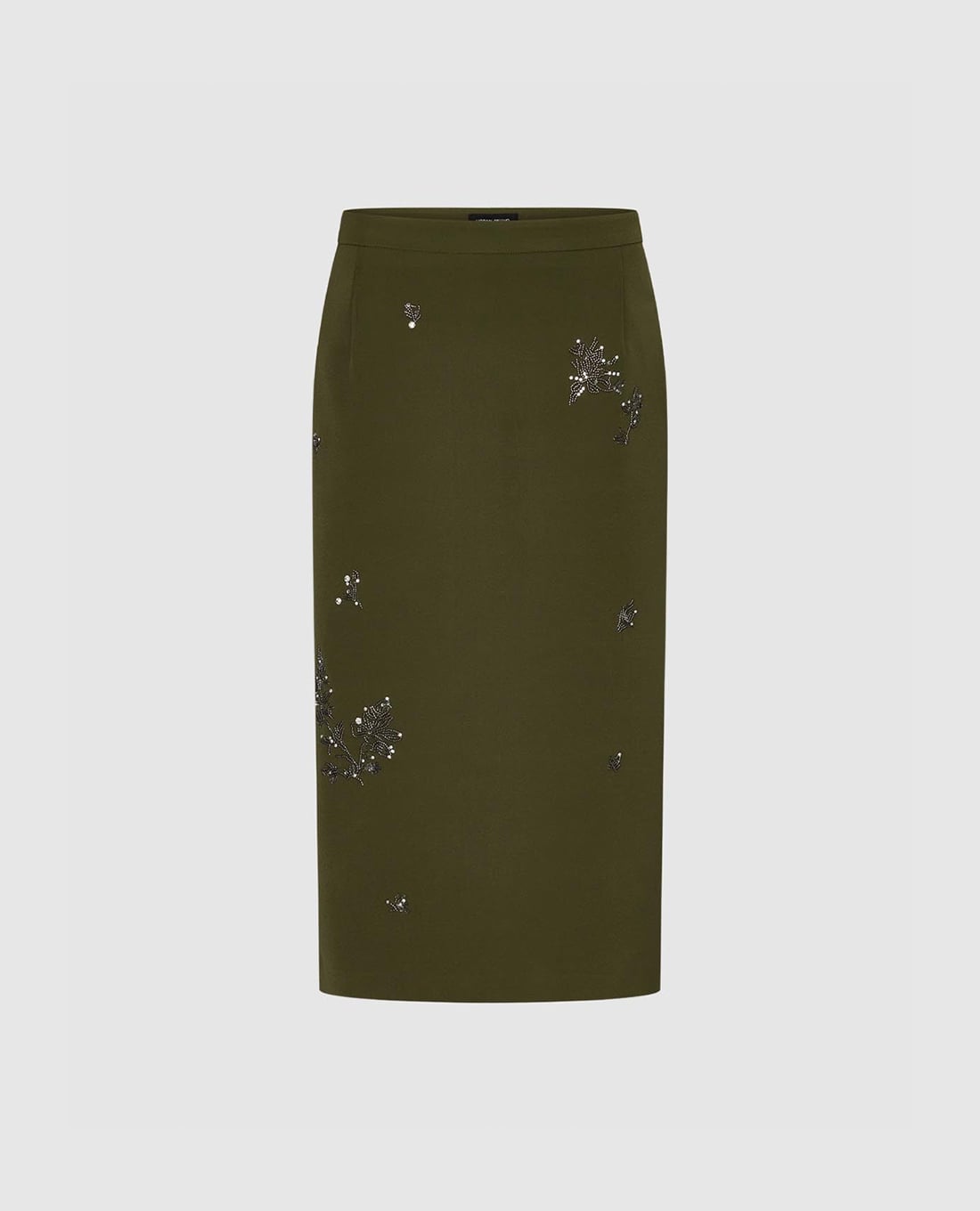 URBAN REVIVO - Chân váy bút chì midi đính đá