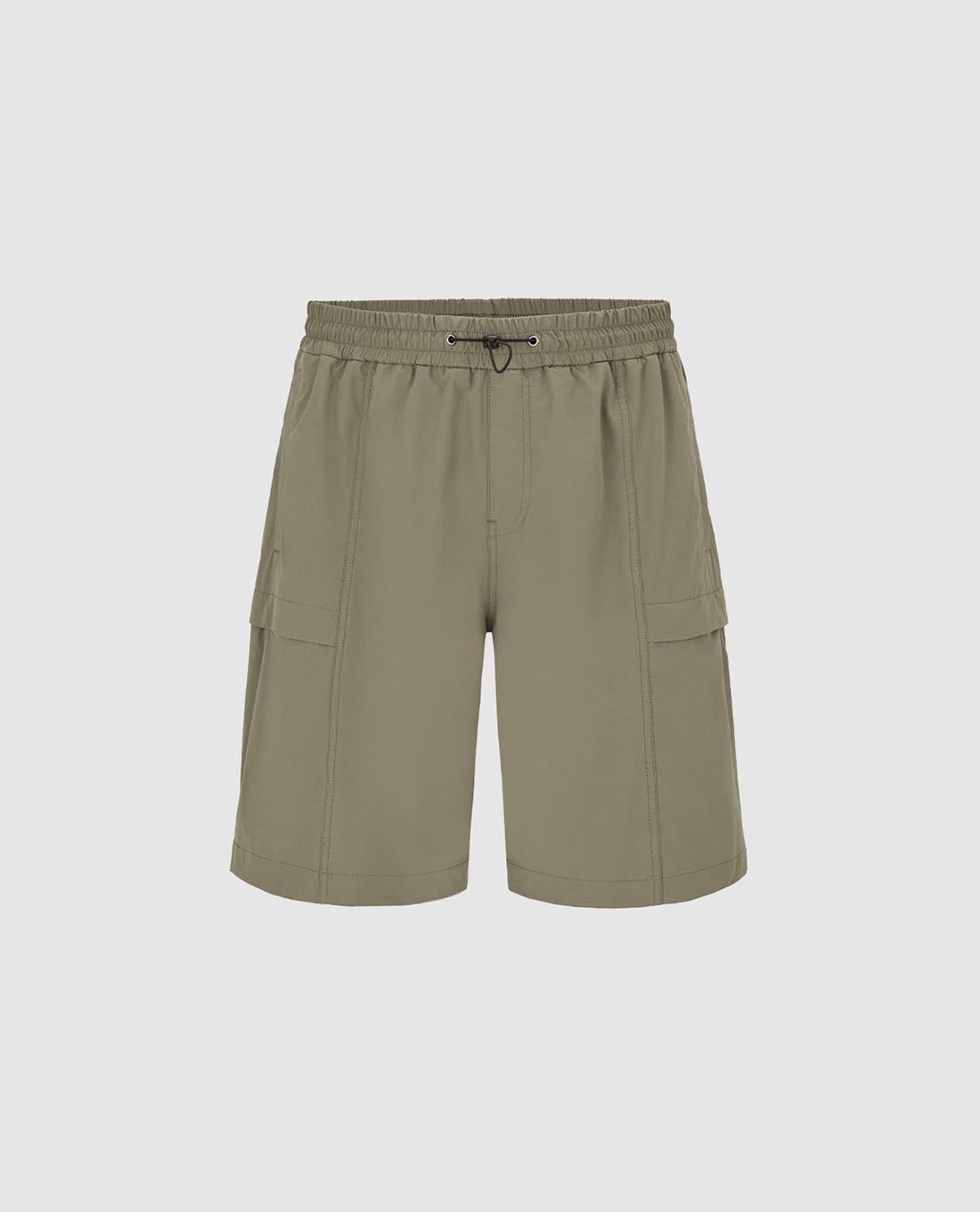 URBAN REVIVO - Quần short nam ống rộng lưng thun