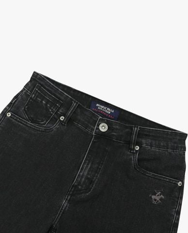  BEVERLY HILLS POLO CLUB - Quần jeans nam ống đứng thêu logo 