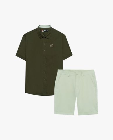  BEVERLY HILLS POLO CLUB - Set áo sơ mi nam tay ngắn và quần short 