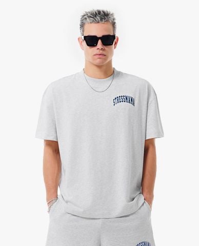  STRESSMAMA - Áo thun unisex cổ tròn tay ngắn SSMA Sports 