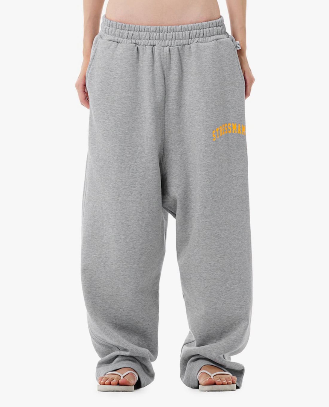 STRESSMAMA - Quần dài unisex thể thao ống rộng SSMA