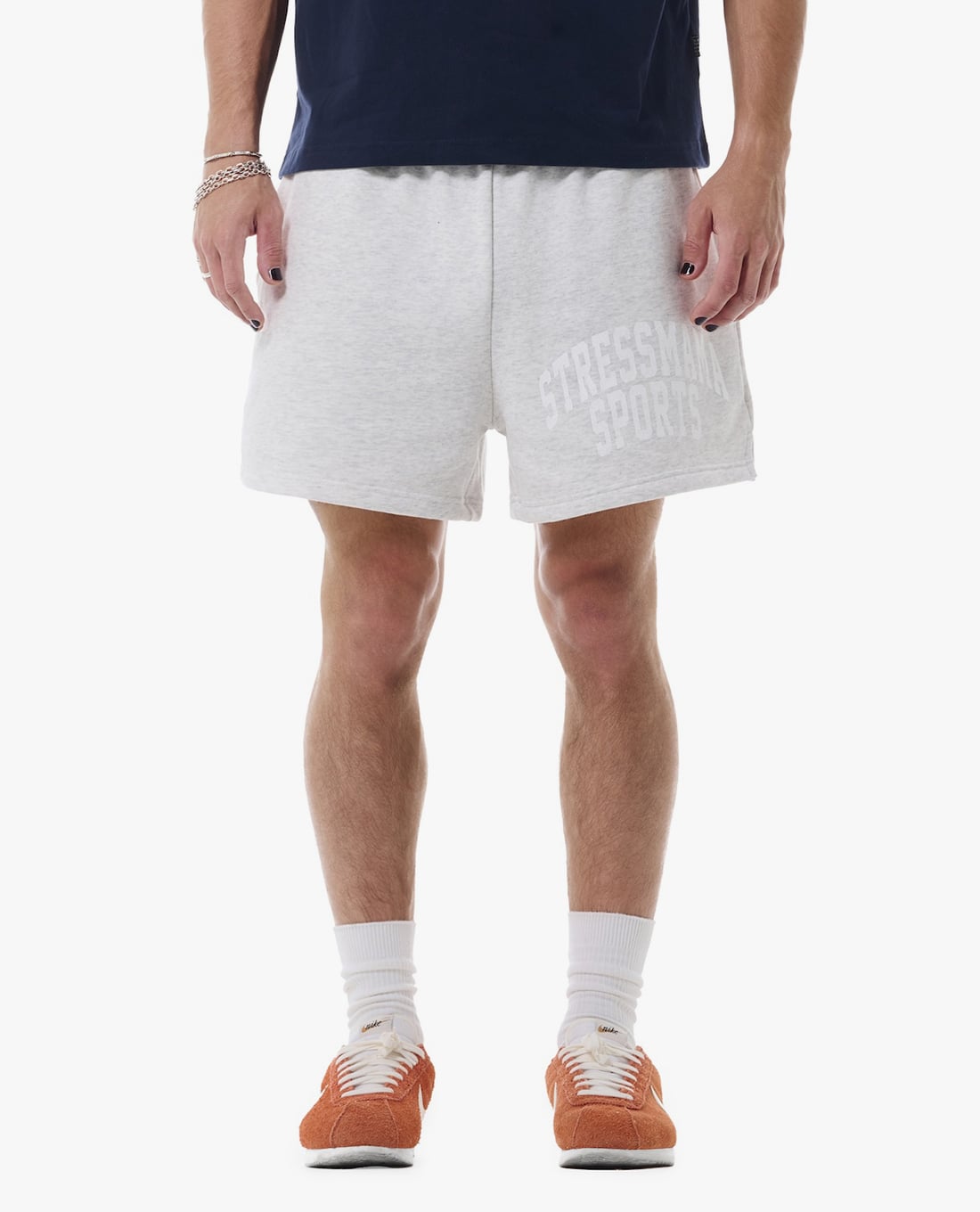 STRESSMAMA - Quần short unisex thể thao ống rộng SSMA