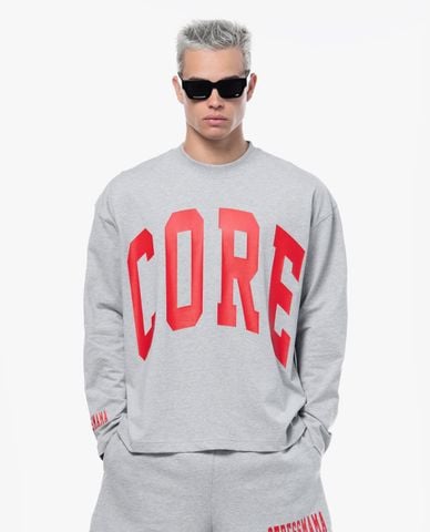  STRESSMAMA - Áo thun unisex cổ tròn tay dài Core V2 