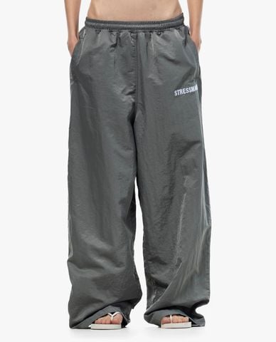  STRESSMAMA - Quần dài unisex ống rộng Coach Tracksuit 