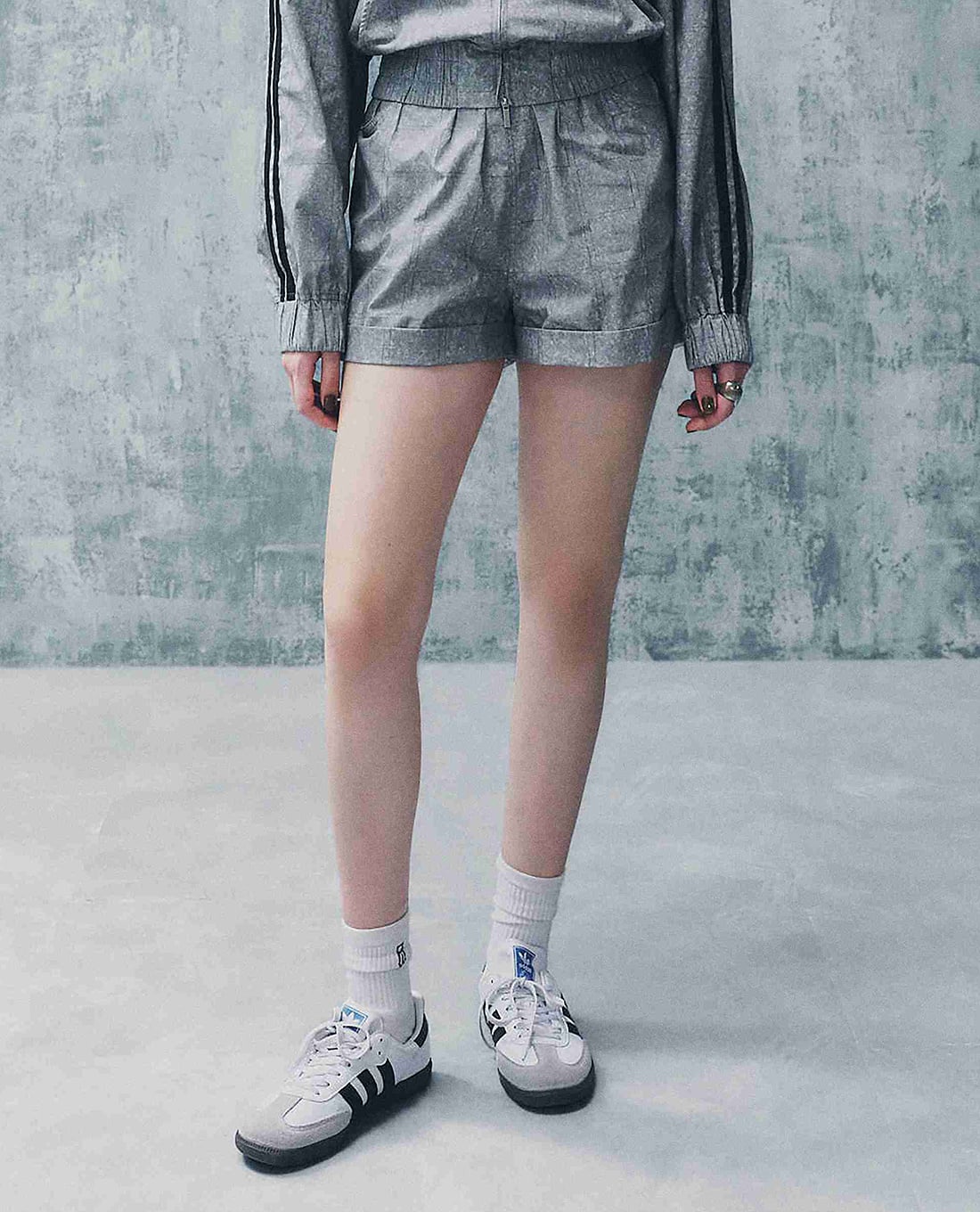 DEZUS - Quần short ngắn nữ lưng cao Umiera