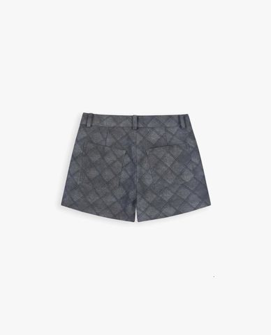  DEZUS - Quần short ngắn nữ sọc caro Arah 