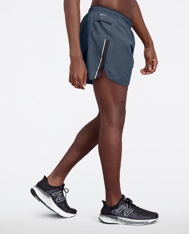  NEW BALANCE - Quần short chạy bộ nam Impact Run 5 Inch 
