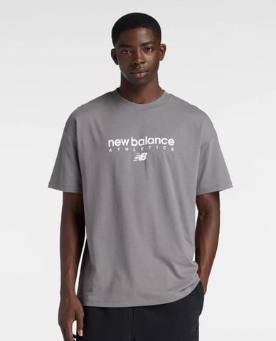  NEW BALANCE - Áo thun thể thao nam tay ngắn Linear 