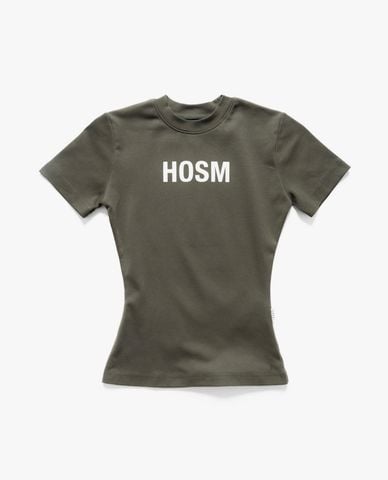  STRESSMAMA - Áo thun nữ cổ tròn tay ngắn phom ôm HOSM 