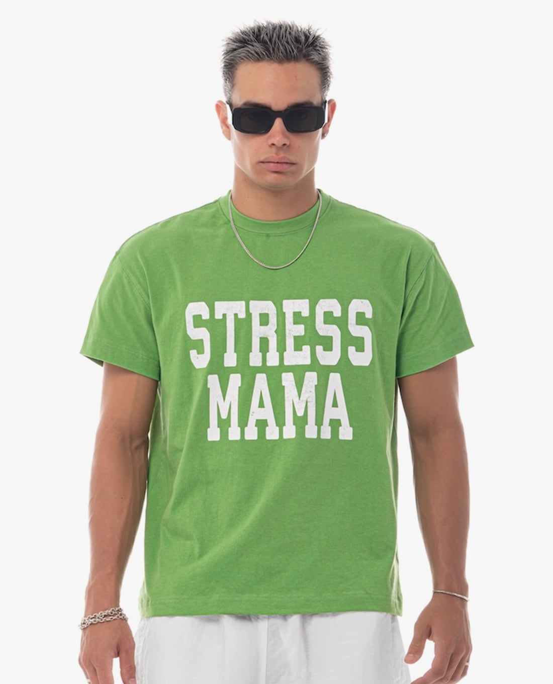 STRESSMAMA - Áo thun unisex cổ tròn tay ngắn SSMA Basic