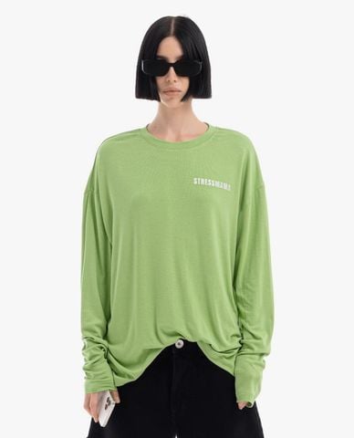  STRESSMAMA - Áo thun unisex cổ tròn tay dài Hôtel Mama 