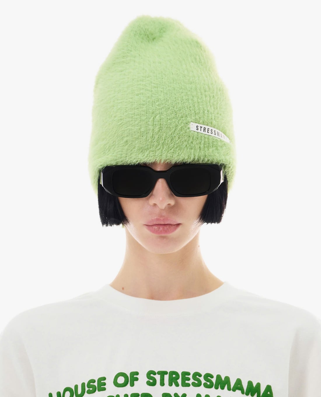 STRESSMAMA - Nón len unisex phối logo