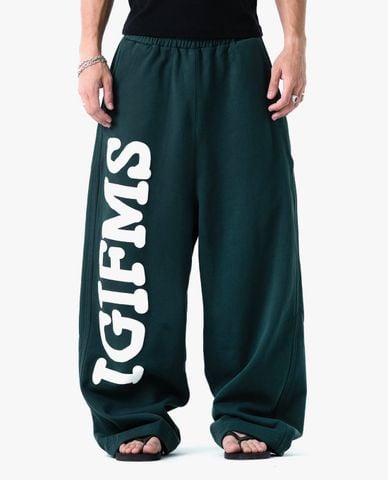  STRESSMAMA - Quần dài unisex ống rộng lưng thun IGIFMS 