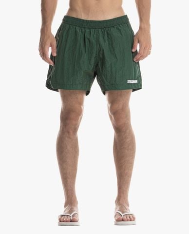  STRESSMAMA - Quần short unisex ống rộng thêu logo 