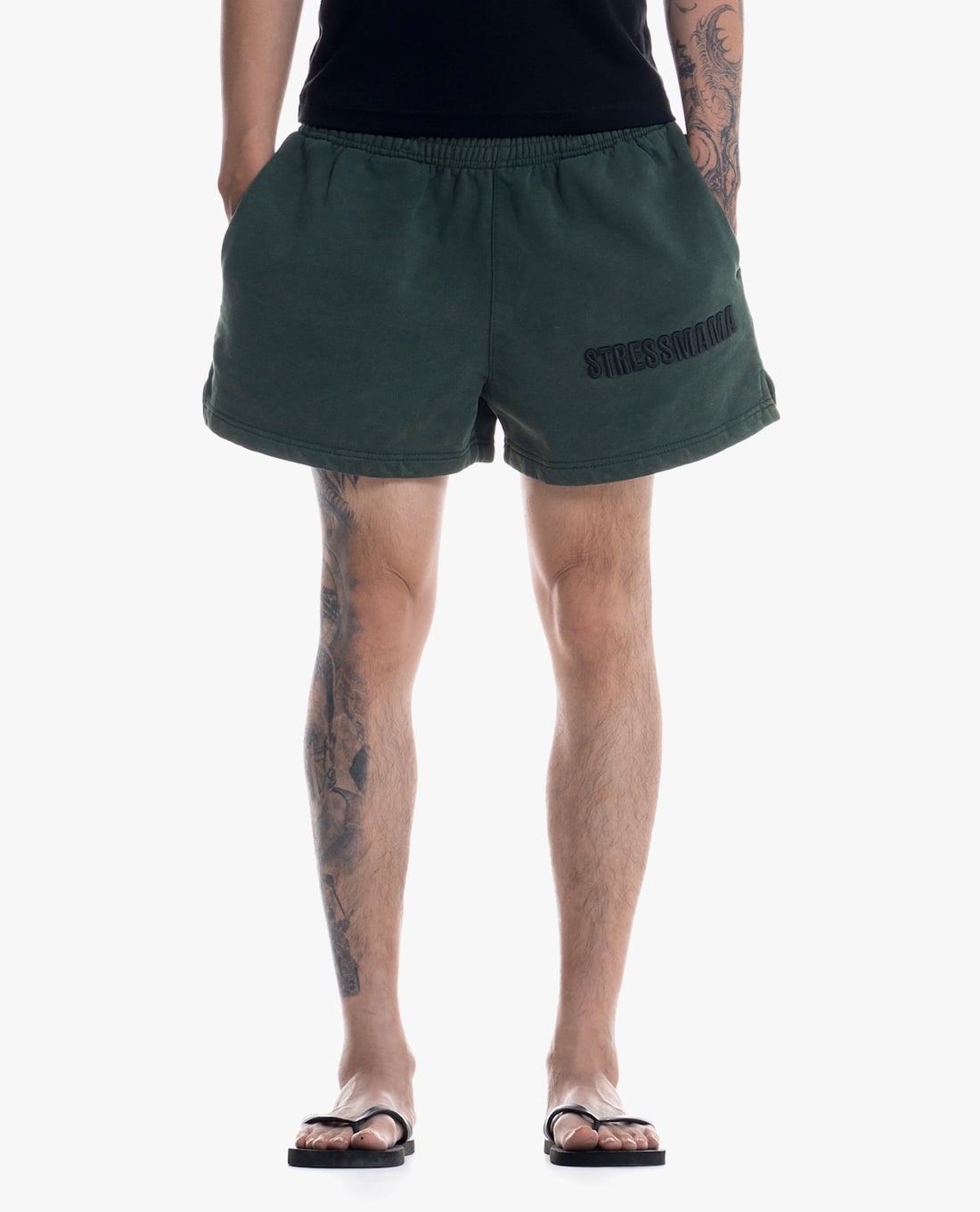 STRESSMAMA - Quần short thể thao unisex ống rộng SSMA