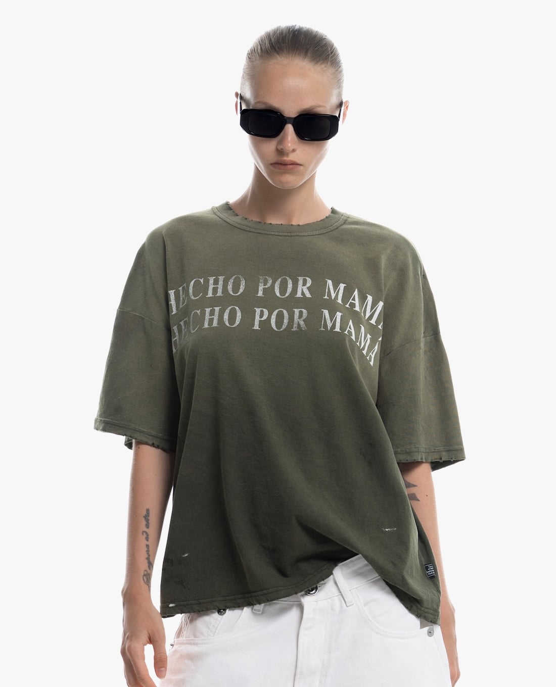 STRESSMAMA - Áo thun unisex cổ tròn tay ngắn Hecho V2