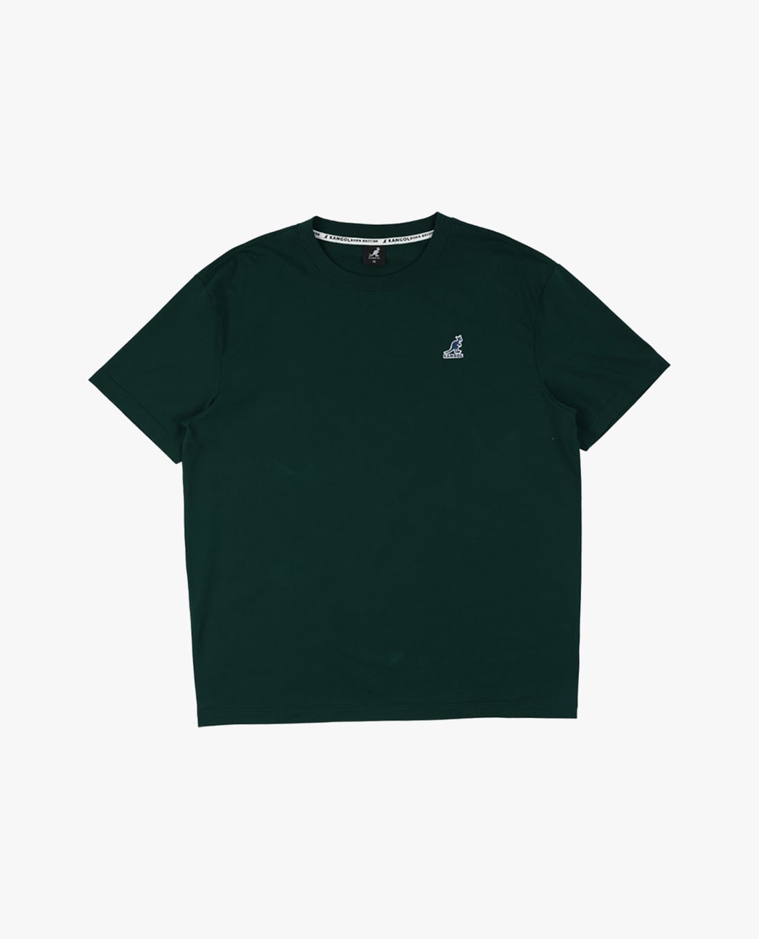 KANGOL - Áo thun unisex cổ tròn tay ngắn phối logo