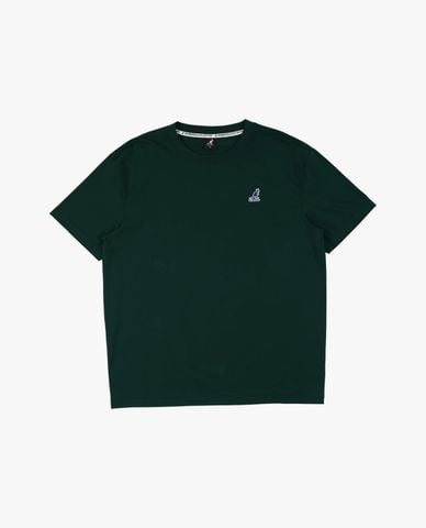  KANGOL - Áo thun unisex cổ tròn tay ngắn phối logo 
