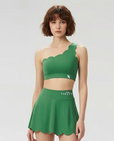  AZURA - Set đồ tập pickleball tennis nữ sóng biển chéo vai Flow 