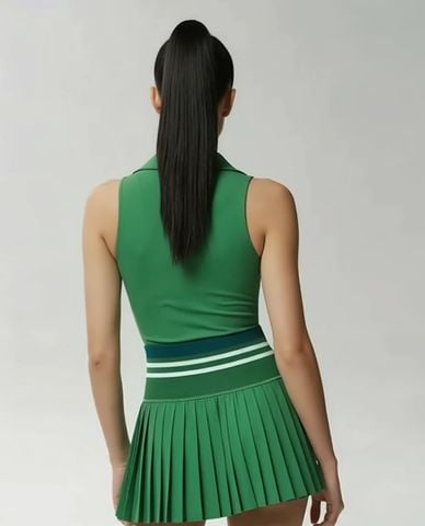  AZURA - Đồ tập tennis pickleball nữ cổ bẻ cut out 