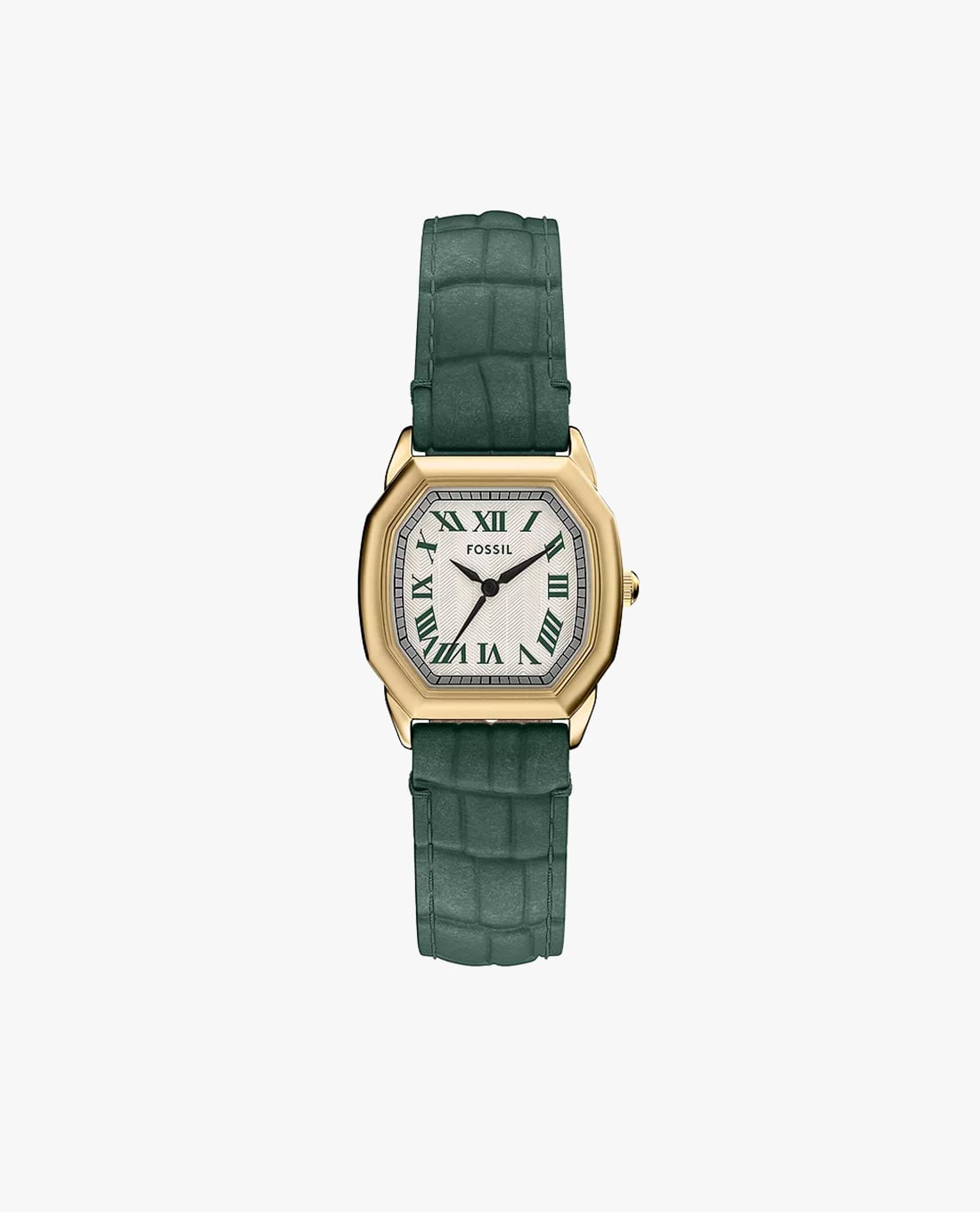 Đồng hồ nữ Fossil Harlow 27mm dây da xanh lá tại Maison Online