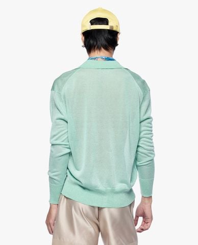  FANCì CLUB - Áo khoác cardigan unisex tay dài xuyên thấu Dehooked 