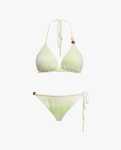  DEZUS - Bộ bikini nữ hai mảnh buộc dây Blue Tbkn 