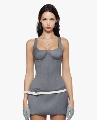  FANCì CLUB - Đầm hai dây mini dáng corset Amanda 