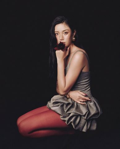  DEZUS - Đầm hai dây mini chân phồng Gracey 