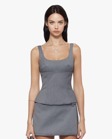  FANCì CLUB - Áo hai dây nữ cổ vuông phom ôm Margot 