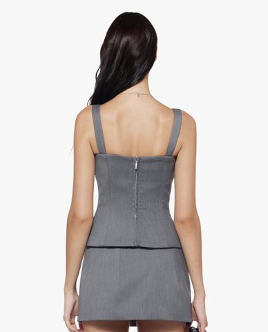  FANCì CLUB - Áo hai dây nữ cổ vuông phom ôm Margot 