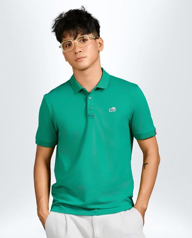  PILI - Áo polo nam tay ngắn phối patch logo 