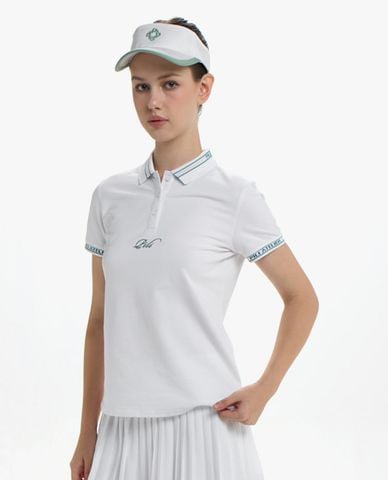  PILI - Áo polo nữ cổ bẻ tay ngắn phối viền 