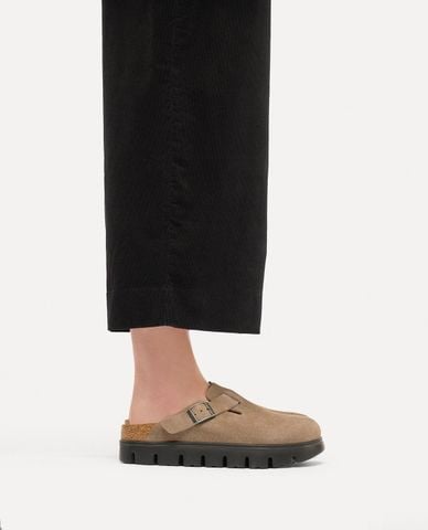  BIRKENSTOCK - Giày clog nữ Boston Chunky 