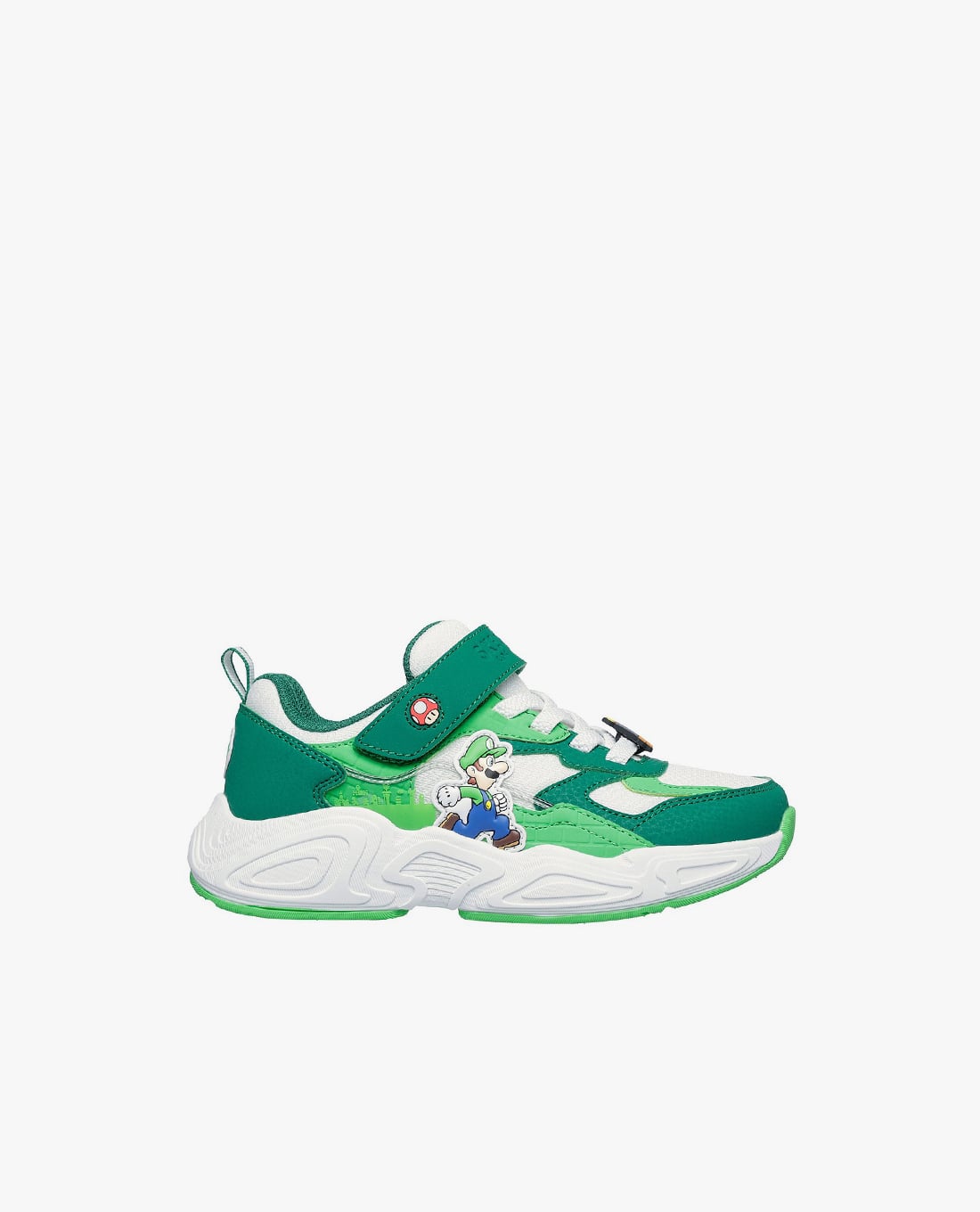SKECHERS - Giày sneakers bé trai cổ thấp Nintendo Super Mario