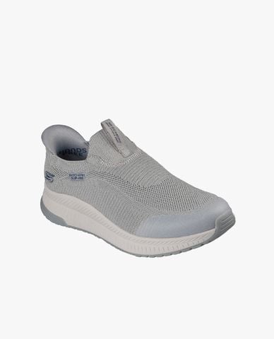  SKECHERS - Giày slip on nam BOBS Sport Squad 4 