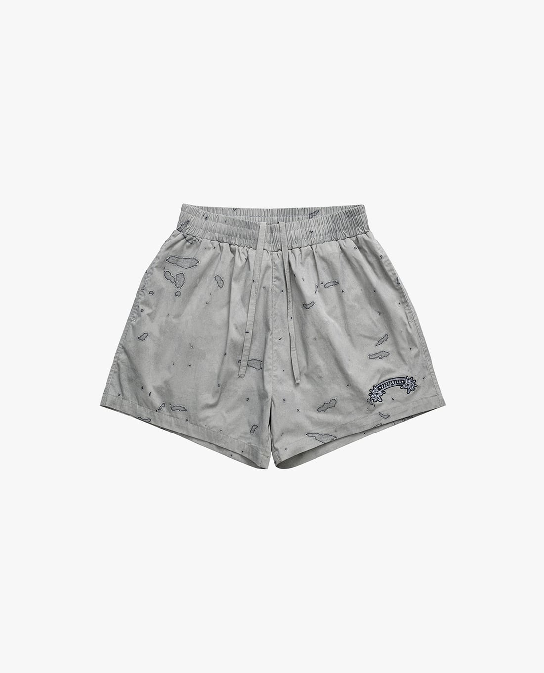 BAD HABITS - Quần short unisex ống rộng lưng thun