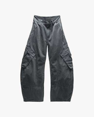 BAD HABITS - Quần jeans unisex ống rộng túi hộp Cache 