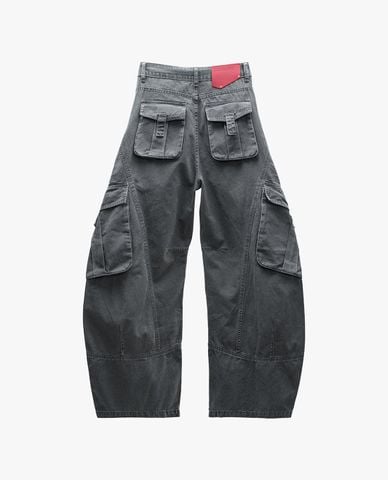  BAD HABITS - Quần jeans unisex ống rộng túi hộp Cache 