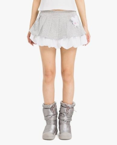  BAD RABBIT CLUB - Chân váy xếp li mini Lune Rabbit 