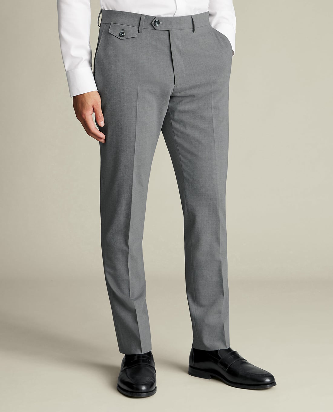 CHARLES TYRWHITT - Quần âu nam Wool Stretch